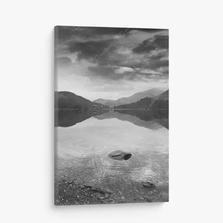 Tableau sur toile reflets tranquilles au bord du lac – Wallnifity®