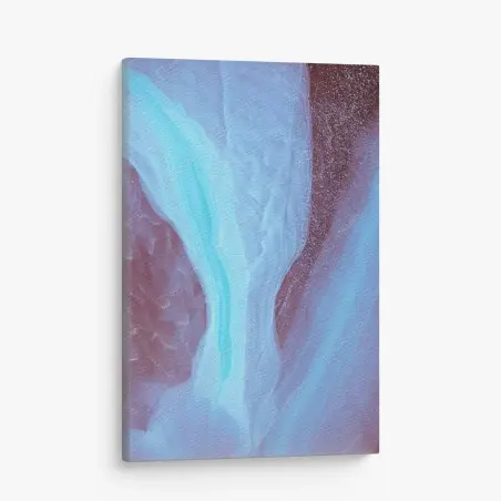 Tableau sur toile nuances éthérées bleu et rose – Wallnifity®