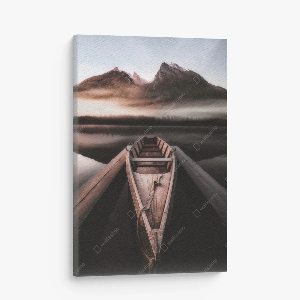 Tableau sur toile barque au lever du jour – Wallnifity® Tableau sur toile barque au lever du jour – Wallnifity®