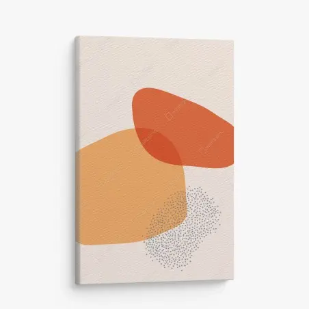 Tableau sur toile harmonie organique aux tons chauds – Wallnifity®