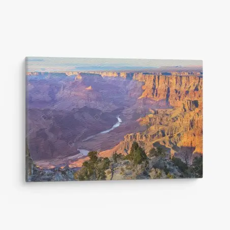 Tableau sur toile crépuscule au Grand Canyon – Wallnifity®