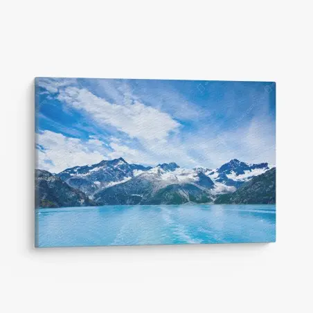 Tableau sur toile calme polaire à Glacier Bay, Alaska – Wallnifity®