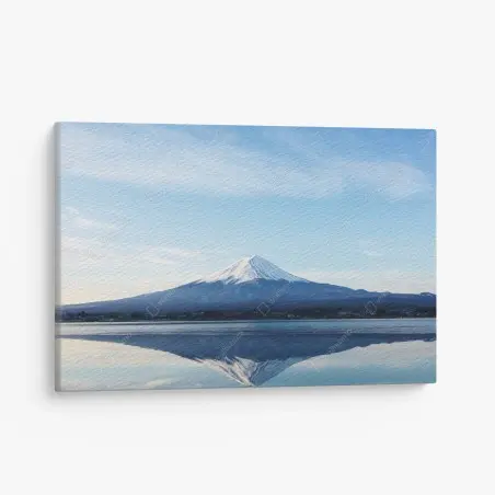 Tableau sur toile reflet majestueux du Mont Fuji – Wallnifity®