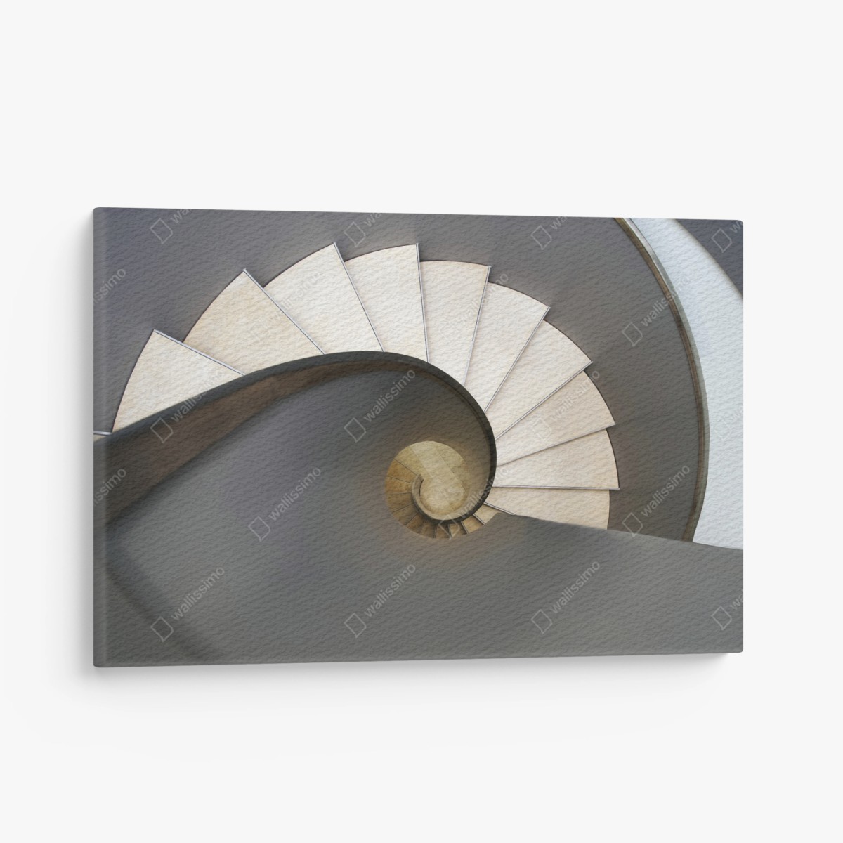 Tableau sur toile spirale architecturale minimaliste – Wallnifity®