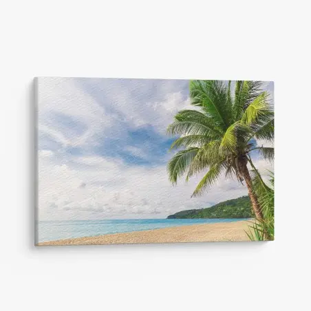 Tableau sur toile plage tropicale à Phuket – Wallnifity®