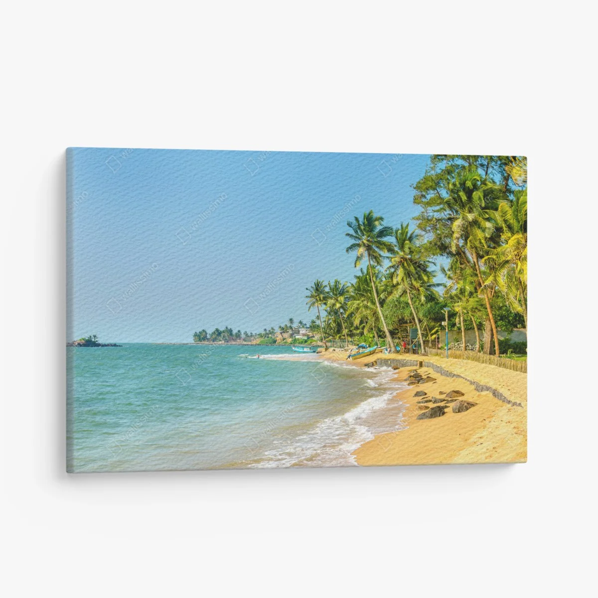 Tableau sur toile côte tropicale sous les palmiers – Wallnifity® Tableau sur toile côte tropicale sous les palmiers – Wallnifity®