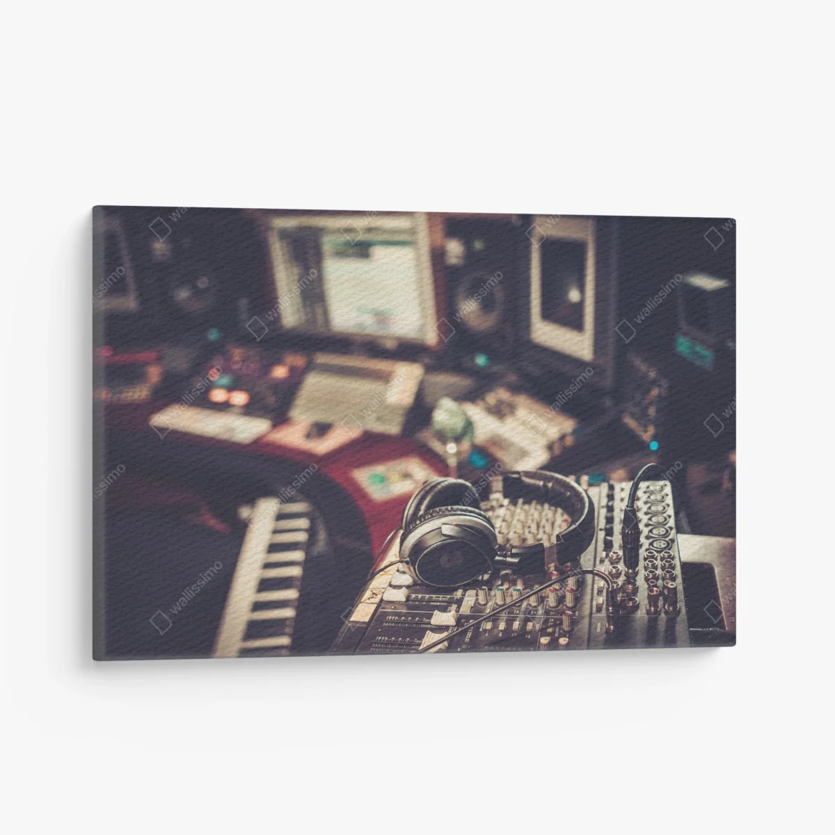 Tableau sur toile ambiance studio d'enregistrement vintage – Wallnifity® Tableau sur toile ambiance studio d'enregistrement vintage – Wallnifity®