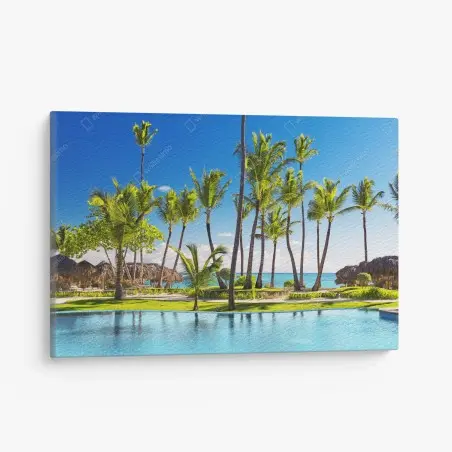Tableau sur toile paradis tropical à Punta Cana – Wallnifity®