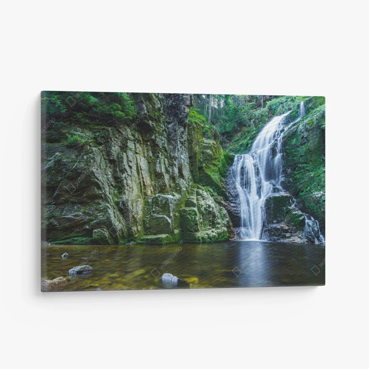 Tableau sur toile cascade de Kamienczyk au cœur des Karkonosze – Wallnifity® Tableau sur toile cascade de Kamienczyk au cœur des Karkonosze – Wallnifity®