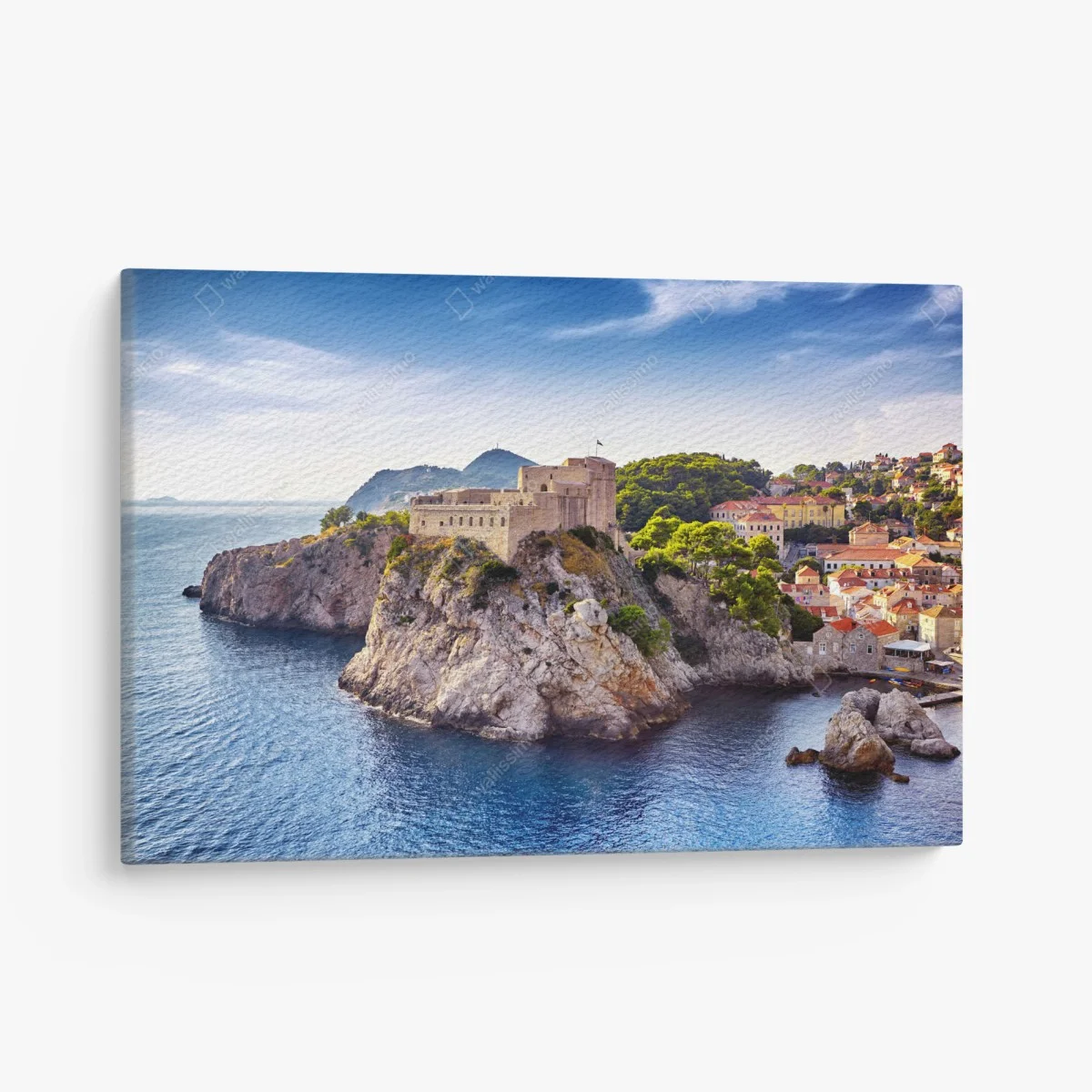 Tableau sur toile panorama de Dubrovnik et des forteresses sur la mer Adriatique – Wallnifity® Tableau sur toile panorama de Dubrovnik et des forteresses sur la mer Adriatique – Wallnifity®