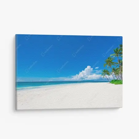 Tableau sur toile paradis tropical plage de rêve – Wallnifity®