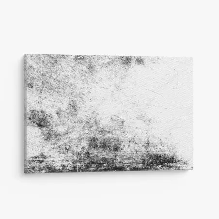 Tableau sur toile texture grunge noir et blanc pour décoration – Wallnifity®