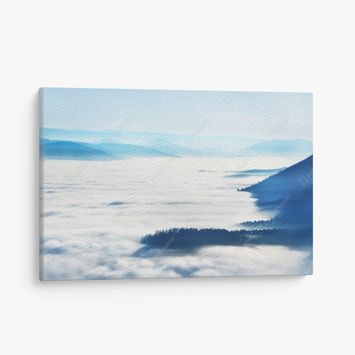 Tableau sur toile paysage brumeux au coucher de soleil dans les Vosges – Wallnifity® Tableau sur toile paysage brumeux au coucher de soleil dans les Vosges – Wallnifity®
