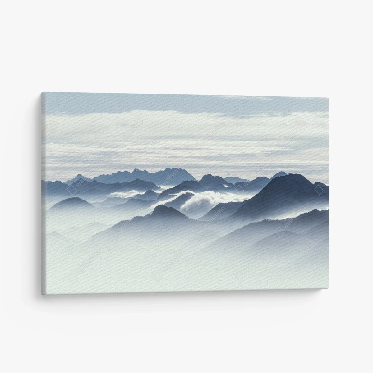 Tableau sur toile silhouettes de montagnes dans la brume – Wallnifity® Tableau sur toile silhouettes de montagnes dans la brume – Wallnifity®