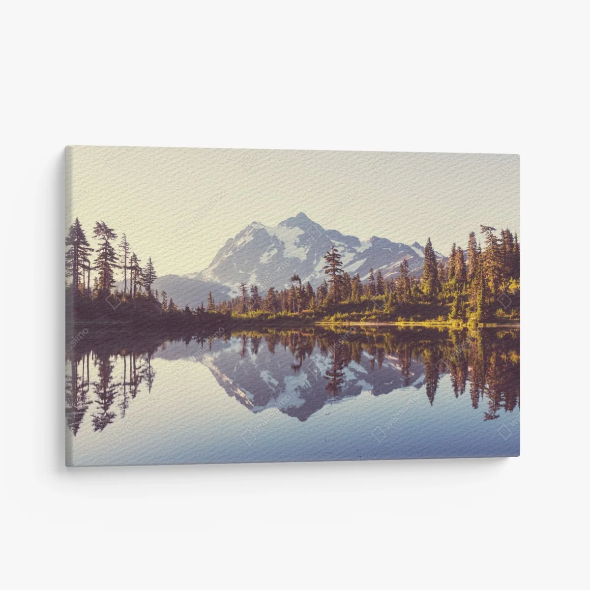 Tableau sur toile reflet serein du Mont Shuksan – Wallnifity® Tableau sur toile reflet serein du Mont Shuksan – Wallnifity®