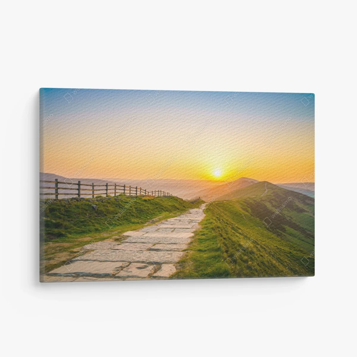 Tableau sur toile sentier de crête au coucher de soleil – Wallnifity® Tableau sur toile sentier de crête au coucher de soleil – Wallnifity®