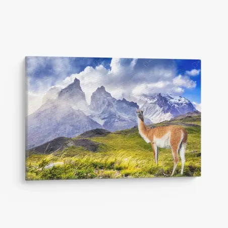 Tableau sur toile paysage sauvage de Torres del Paine – Wallnifity®