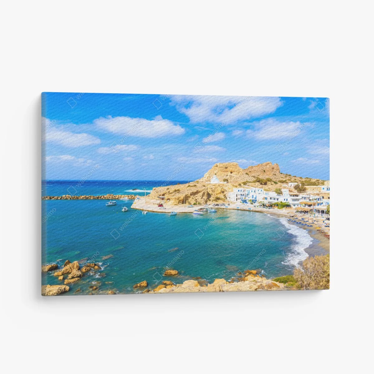 Tableau sur toile paysage côtier de Finiki, Karpathos, Grèce – Wallnifity® Tableau sur toile paysage côtier de Finiki, Karpathos, Grèce – Wallnifity®