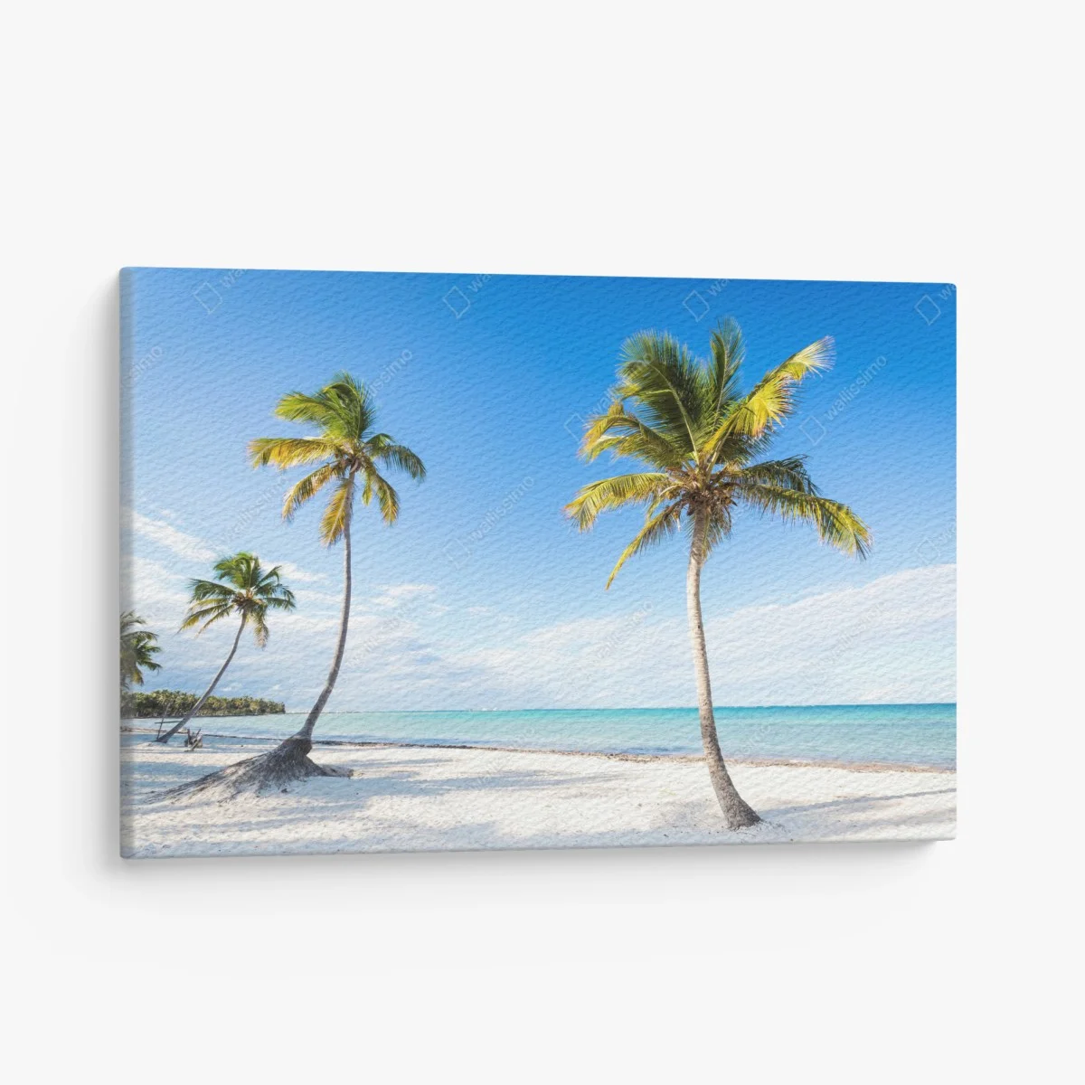 Tableau sur toile cocotiers et mer turquoise – Wallnifity® Tableau sur toile cocotiers et mer turquoise – Wallnifity®