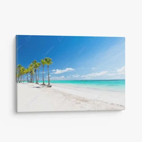 Tableau sur toile plage de rêve à Punta Cana – Wallnifity®