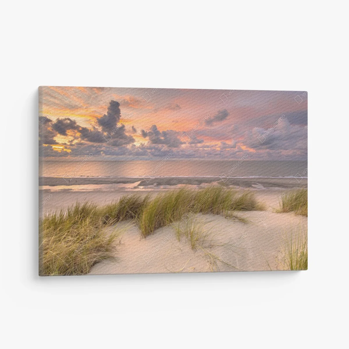 Tableau sur toile coucher de soleil sur les dunes de Zélande – Wallnifity® Tableau sur toile coucher de soleil sur les dunes de Zélande – Wallnifity®