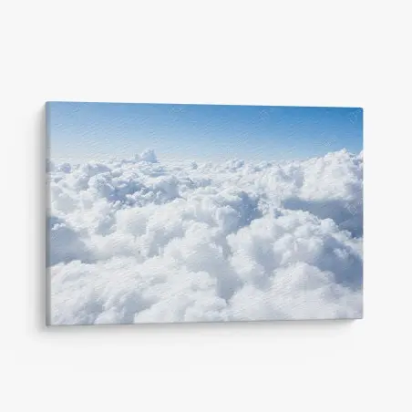 Tableau sur toile mer de nuages et ciel bleu – Wallnifity®