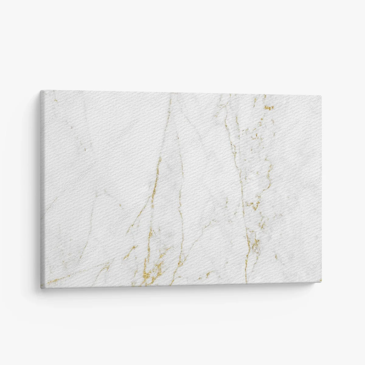 Tableau sur toile marbre blanc aux veinures dorées – Wallnifity® Tableau sur toile marbre blanc aux veinures dorées – Wallnifity®