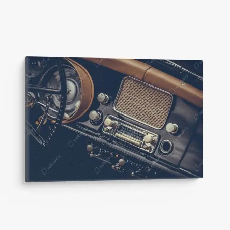 Tableau sur toile élégance rétro du tableau de bord – Wallnifity®