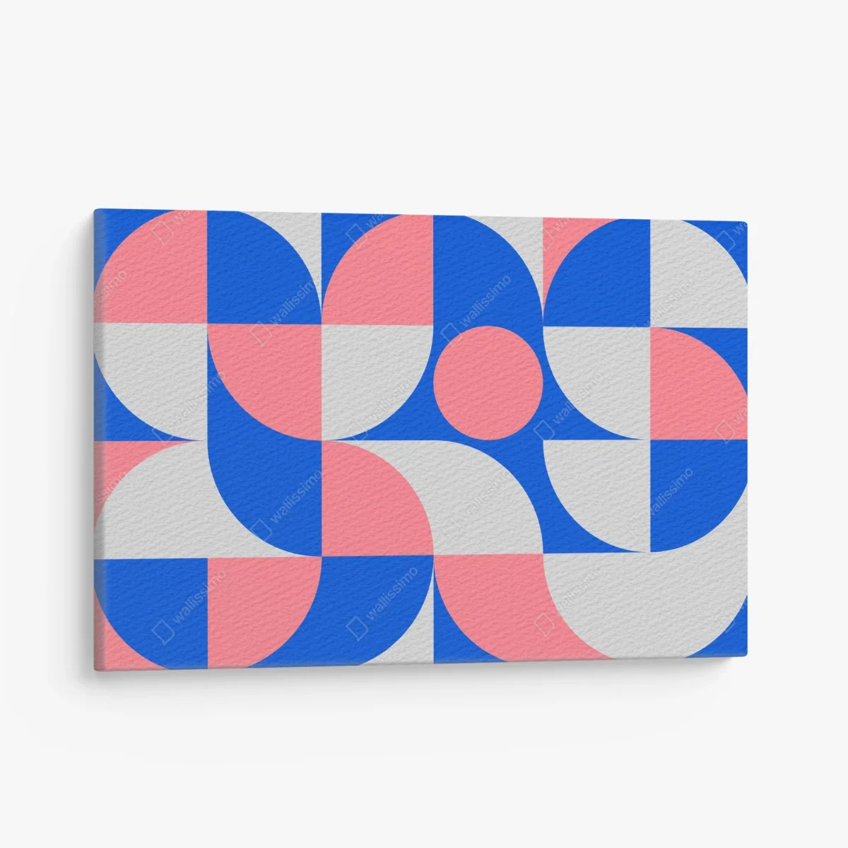 Tableau sur toile composition géométrique scandinave en bleu et rose – Wallnifity® Tableau sur toile composition géométrique scandinave en bleu et rose – Wallnifity®