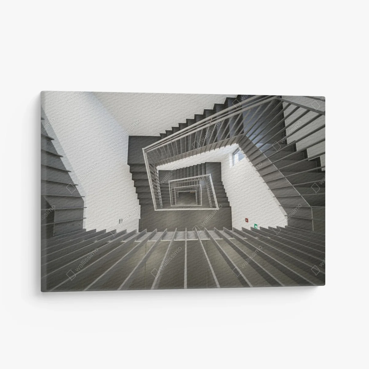 Tableau sur toile perspective d'escalier minimaliste – Wallnifity® Tableau sur toile perspective d'escalier minimaliste – Wallnifity®