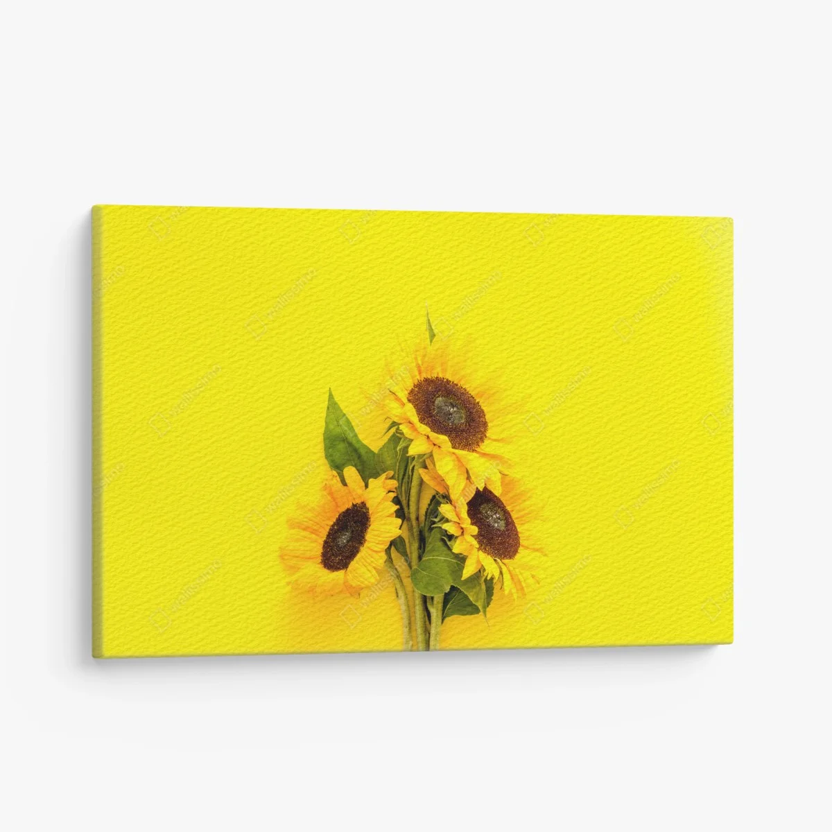 Tableau sur toile bouquet de tournesols sur fond jaune – Wallnifity® Tableau sur toile bouquet de tournesols sur fond jaune – Wallnifity®