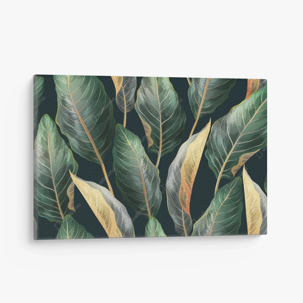 Tableau sur toile motif tropical vintage feuilles luxuriantes – Wallnifity® Tableau sur toile motif tropical vintage feuilles luxuriantes – Wallnifity®
