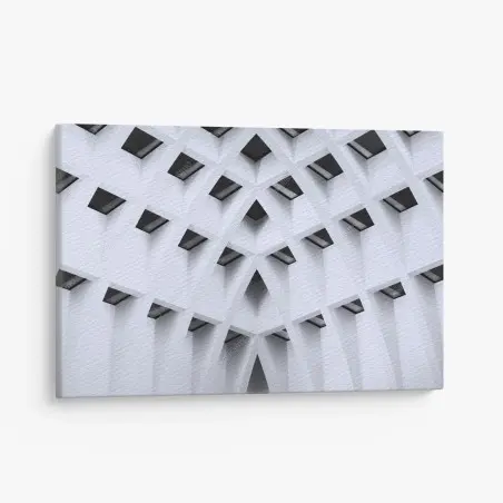 Tableau sur toile voûte architecturale géométrique minimaliste – Wallnifity®