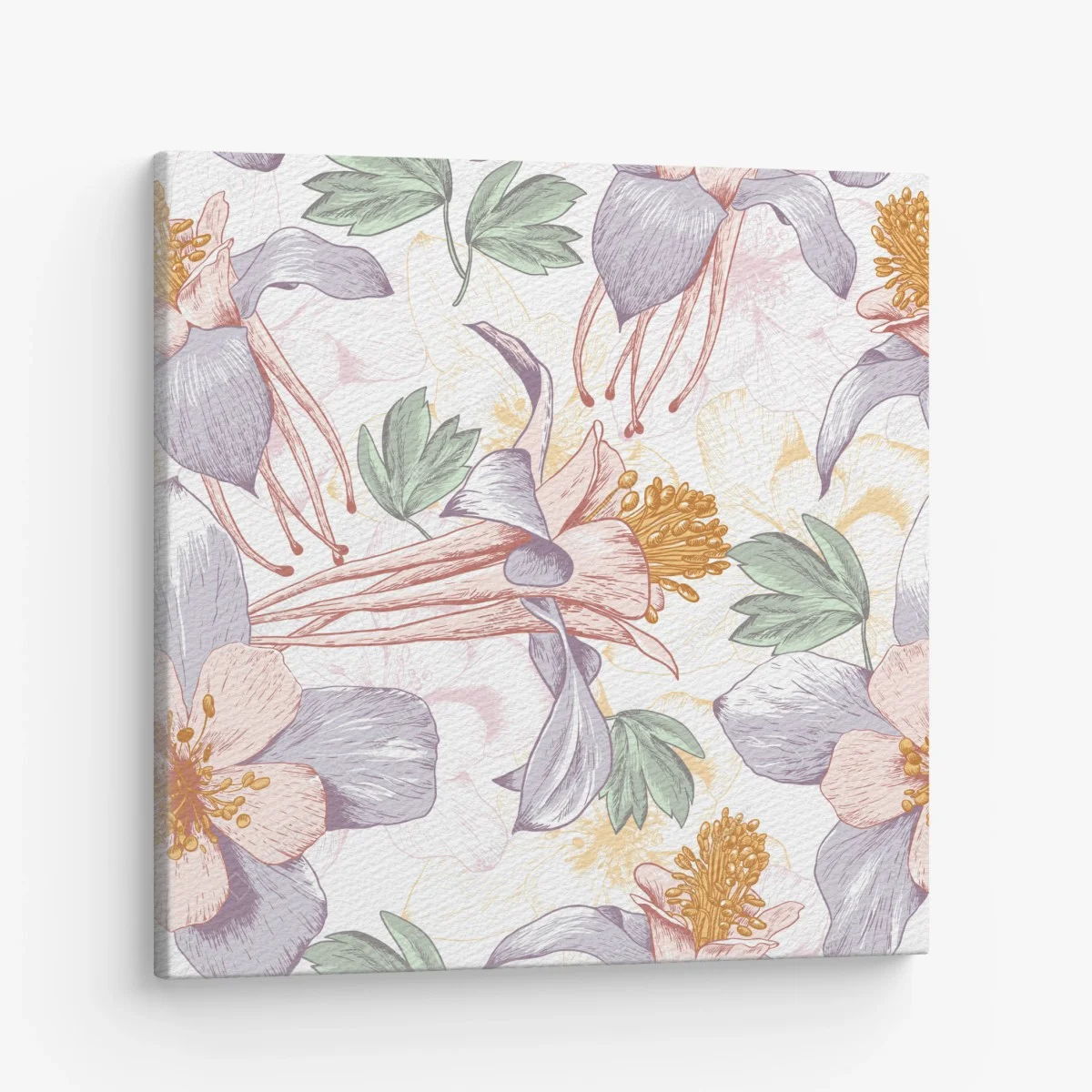 Tableau sur toile motif floral pastel délicat pour décoration intérieure – Wallnifity® Tableau sur toile motif floral pastel délicat pour décoration intérieure – Wallnifity®