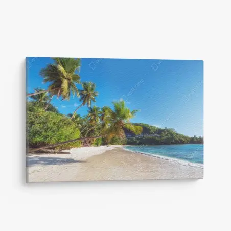 Tableau sur toile paradis côtier ensoleillé – Wallnifity®