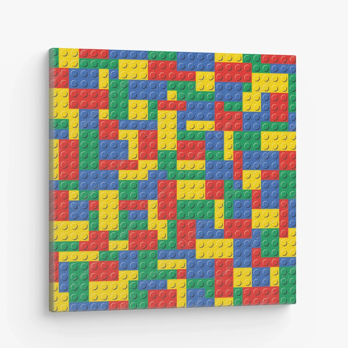 Tableau sur toile motif de briques colorées pour décoration murale – Wallnifity® Tableau sur toile motif de briques colorées pour décoration murale – Wallnifity®