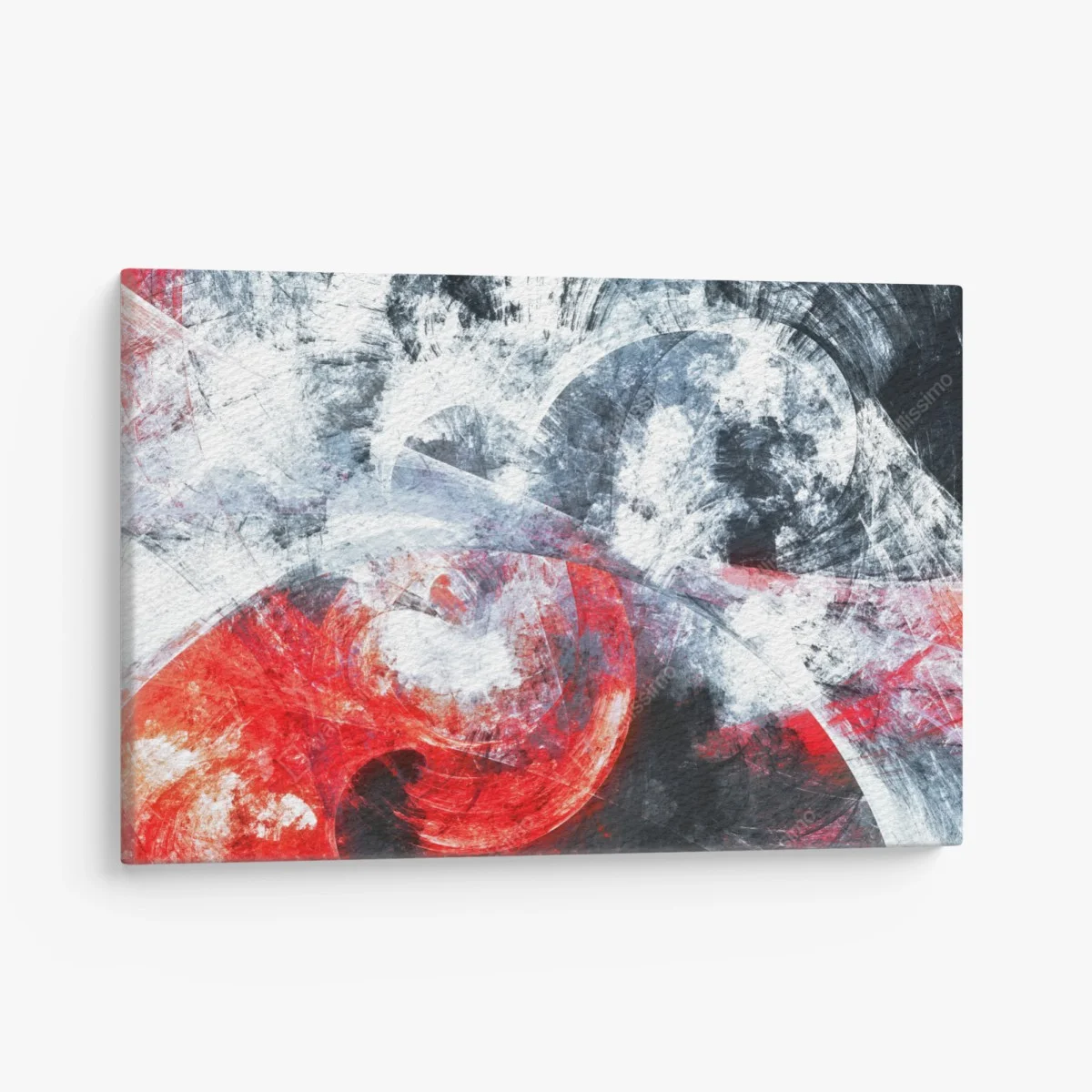 Tableau sur toile vortex fractal rouge et blanc – Wallnifity® Tableau sur toile vortex fractal rouge et blanc – Wallnifity®