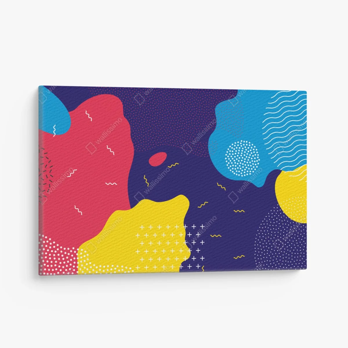 Tableau sur toile composition abstraite pop art colorée – Wallnifity® Tableau sur toile composition abstraite pop art colorée – Wallnifity®