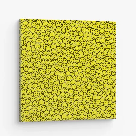 Tableau sur toile océan de sourires jaunes – Wallnifity®