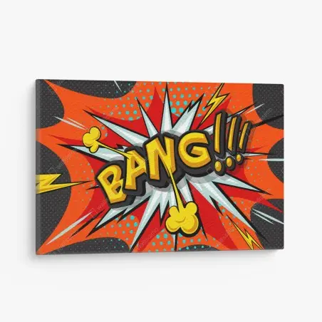 Tableau sur toile explosion pop art bang dynamique – Wallnifity®