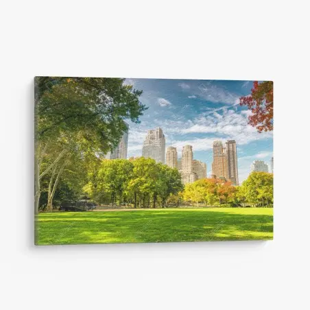 Tableau sur toile paysage automnal à Central Park, New York – Wallnifity®