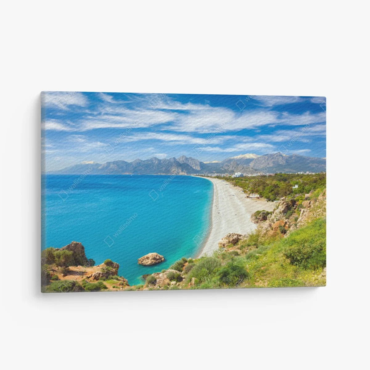 Tableau sur toile panorama marin de la plage de Konyaalti, Antalya, Turquie – Wallnifity® Tableau sur toile panorama marin de la plage de Konyaalti, Antalya, Turquie – Wallnifity®