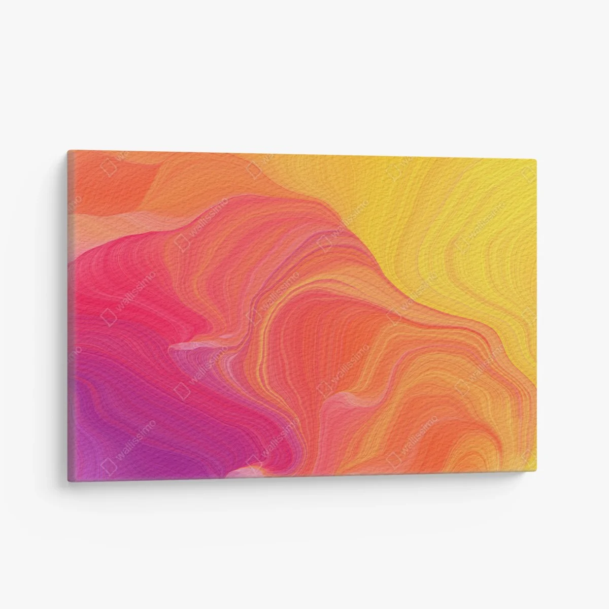 Tableau sur toile vagues colorées en dégradé solaire – Wallnifity® Tableau sur toile vagues colorées en dégradé solaire – Wallnifity®
