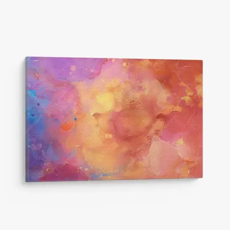 Tableau sur toile éclat chromatique abstrait – Wallnifity®