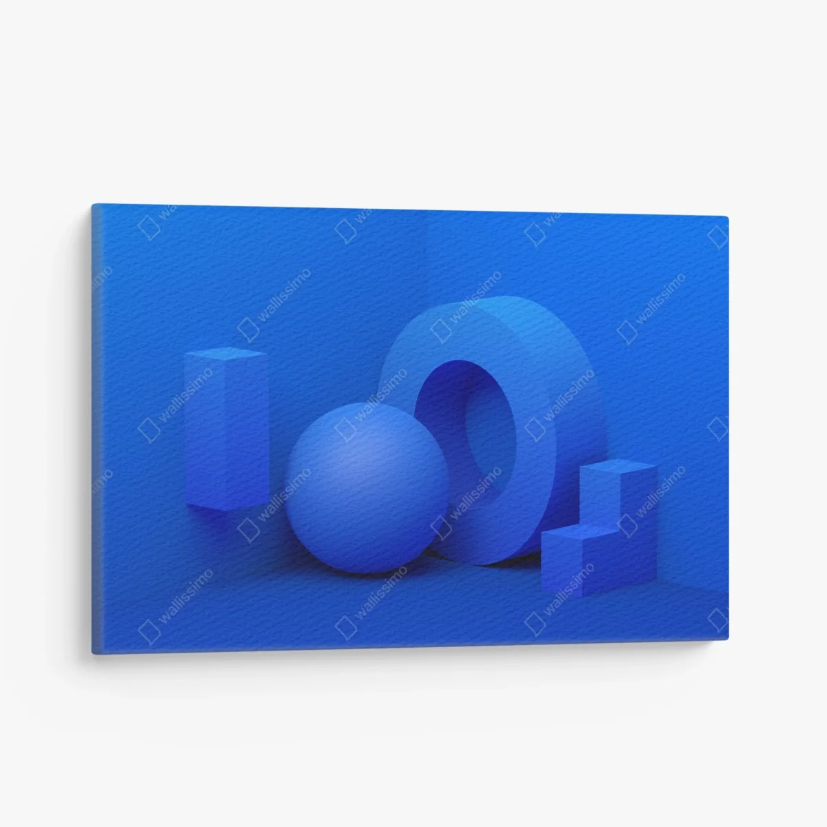 Tableau sur toile composition géométrique bleue minimaliste – Wallnifity® Tableau sur toile composition géométrique bleue minimaliste – Wallnifity®