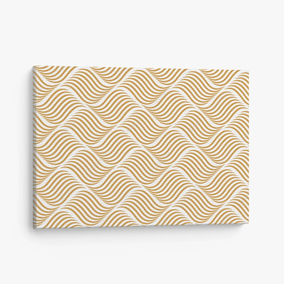 Tableau sur toile motif ondulé doré pour décoration murale – Wallnifity® Tableau sur toile motif ondulé doré pour décoration murale – Wallnifity®