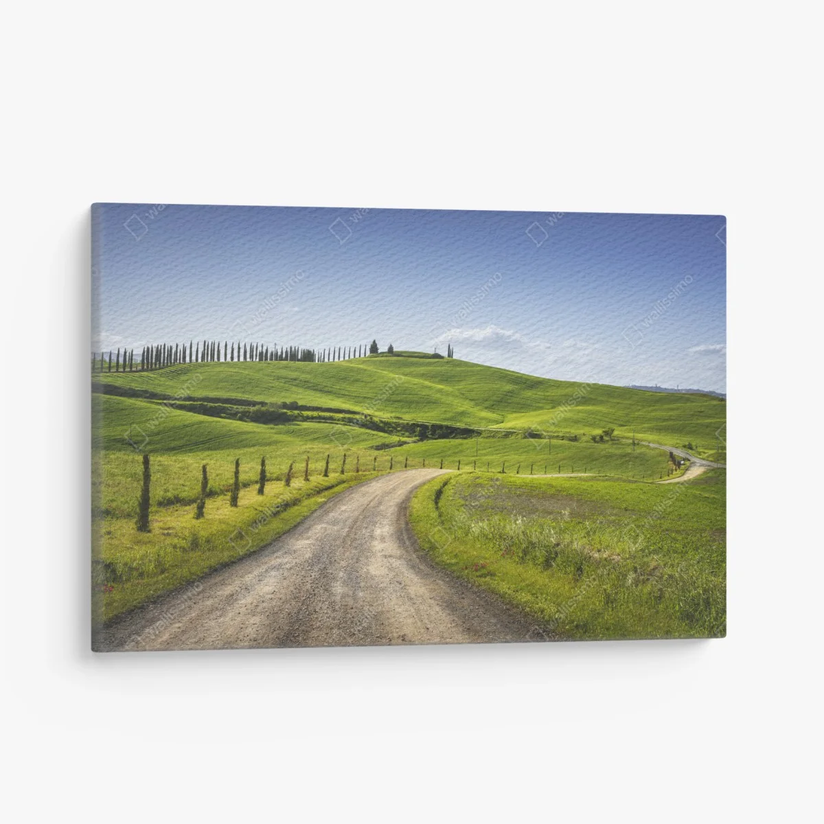 Tableau sur toile route sinueuse en Toscane près de Sienne – Wallnifity® Tableau sur toile route sinueuse en Toscane près de Sienne – Wallnifity®