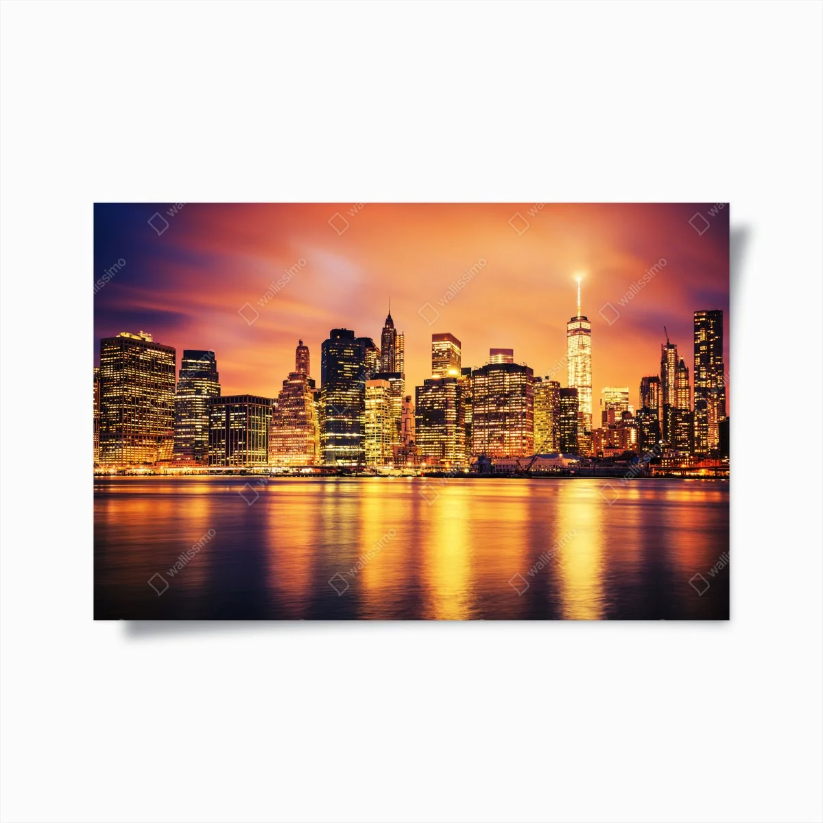 Poster horizon en feu de New York au crépuscule – Wallnifity® Poster horizon en feu de New York au crépuscule – Wallnifity®