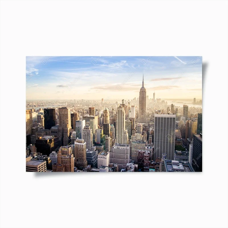 Poster ciel de New York au coucher du soleil – Wallnifity® Poster ciel de New York au coucher du soleil – Wallnifity®