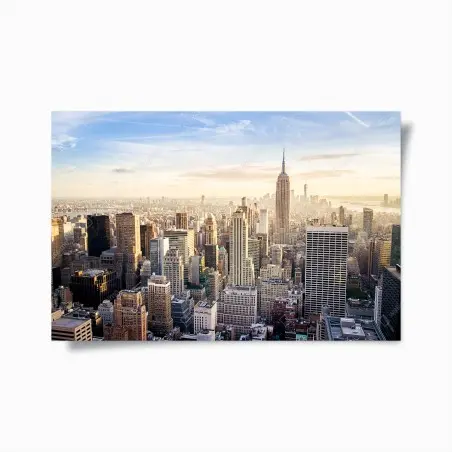 Poster ciel de New York au coucher du soleil – Wallnifity®